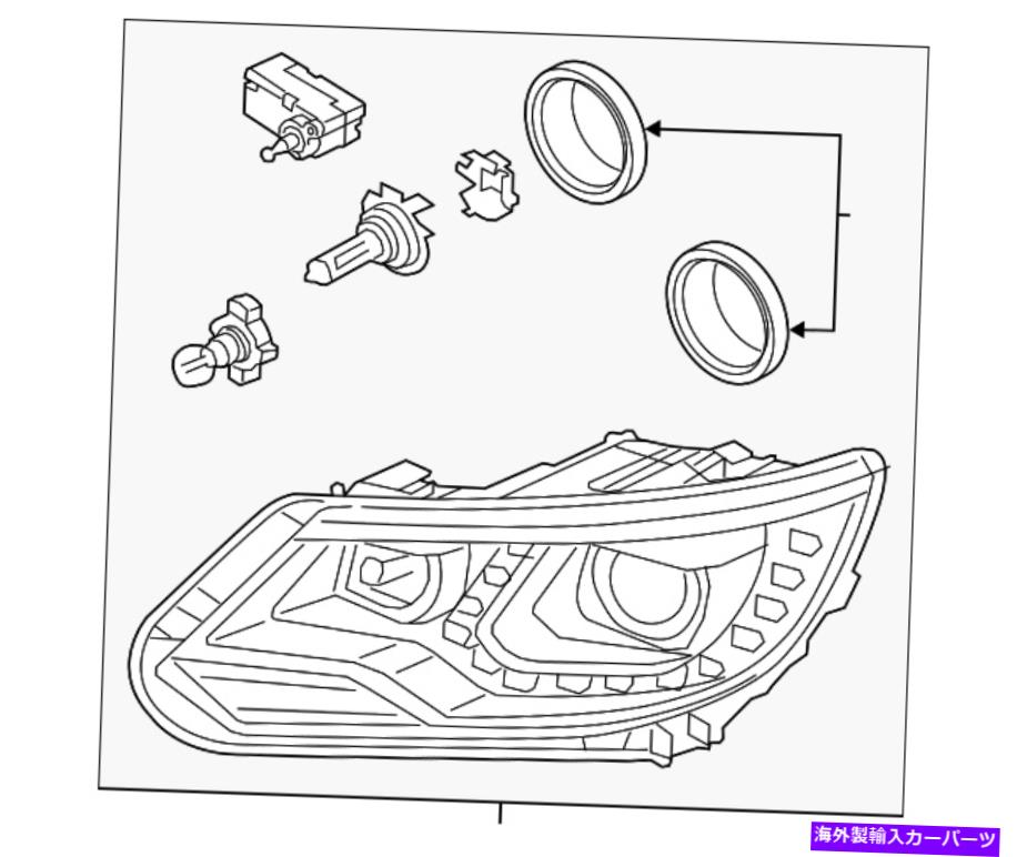 USヘッドライト OEMニュー2012-2017 VWフォルクスワーゲンTiguan Selスポーツヘッドランプアセンブリ5N0-941-754-B OEM NEW 2012-2017 VW Volkswagen Tiguan SEL Sport Headlamp Assembly 5N0-941-754-B【並行輸入品】
