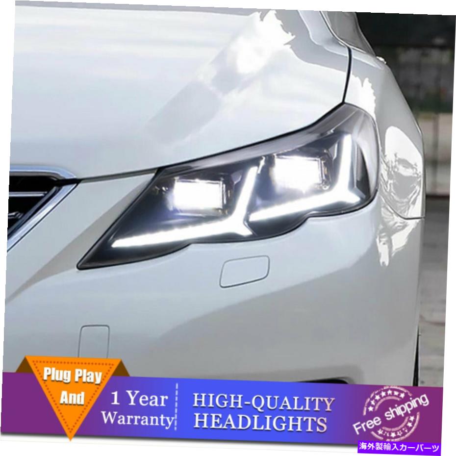USヘッドライト トヨタマークXヘッドライト二重レンズビームプロジェクターHID LED DRL 2010-2013 For Toyota Mark X Headlights Double Lens Beam Projector HID LED DRL 2010-2013【並行輸入品】｜Us Custom Parts Shop USDM