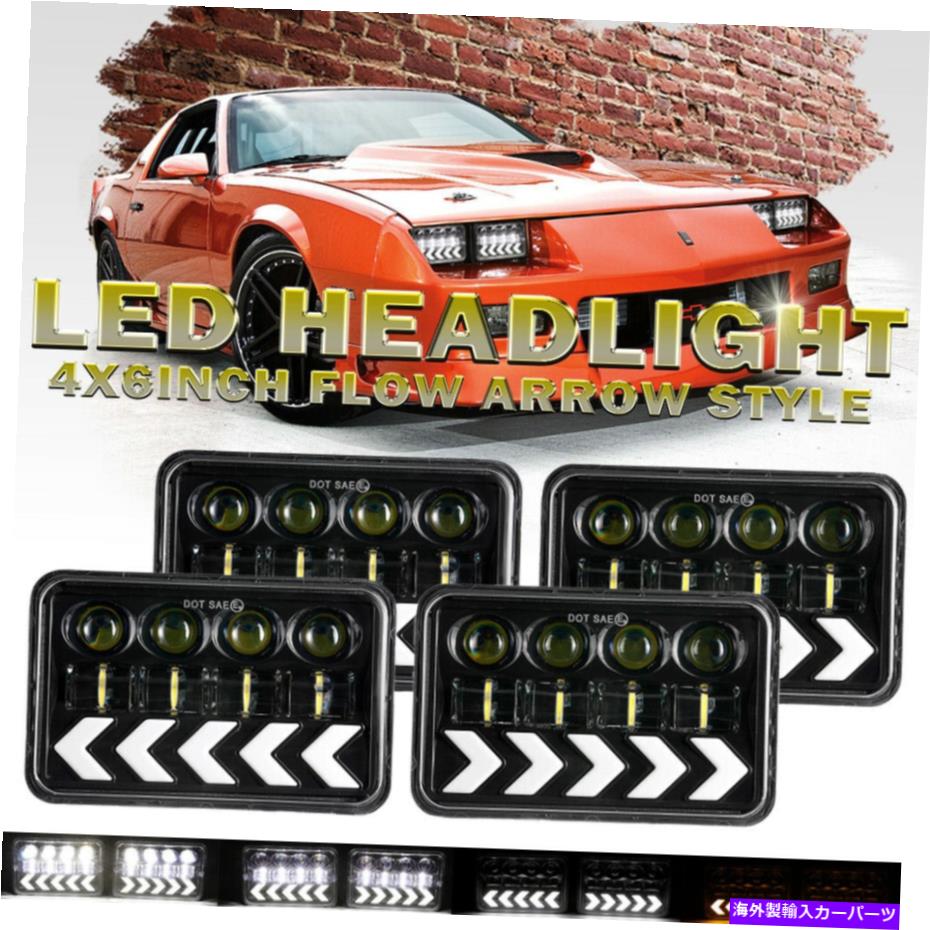 USヘッドライト Chevrolet Camaroのための4pcs 4x6 \