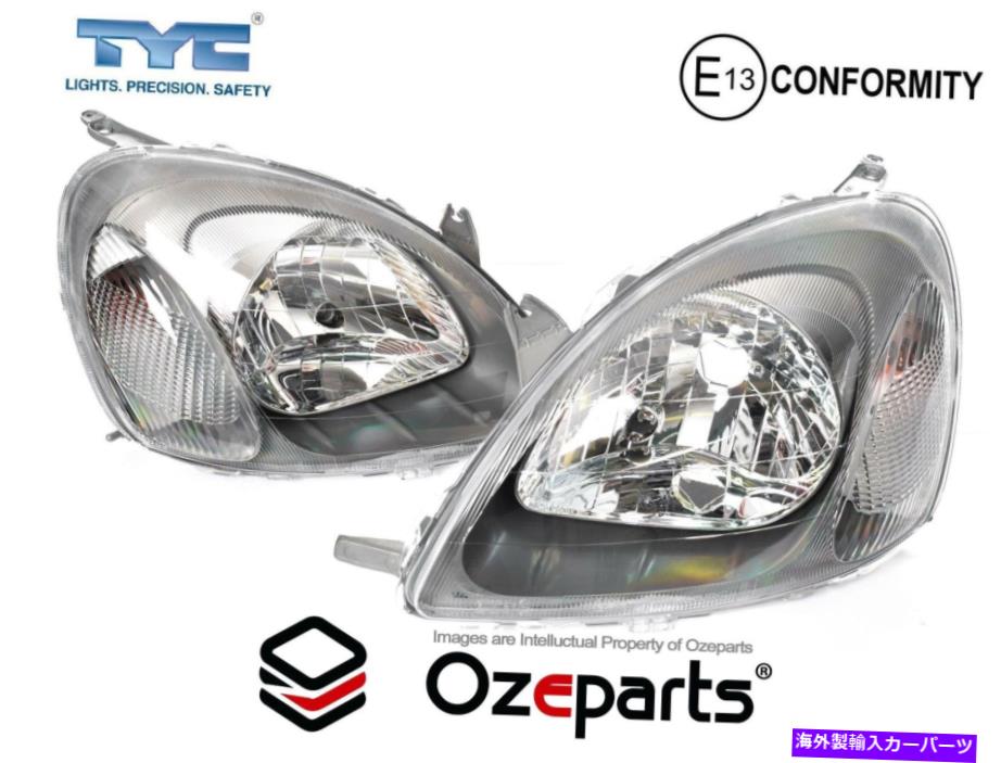 USヘッドライト トヨタエコー3/5ドアハッチJW / KW 1999~2002のためのセットペアLH + RHヘッドライトランプ Set Pair LH+RH Head Light Lamp For Toyota Echo 3/5 Door Hatch JW/KW 1999~2002【並行輸入品】