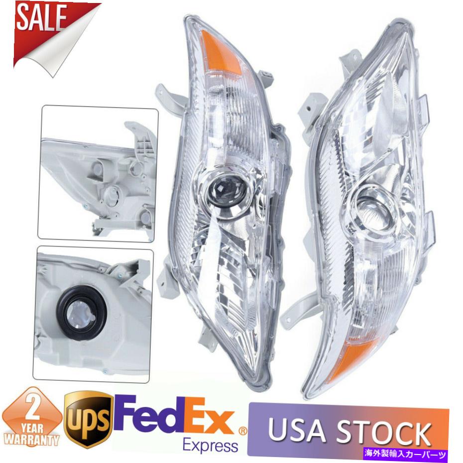 USヘッドライト 2010-2011トヨタカムリーの左右のプロジェクターのヘッドランプ2PCS Headlight Set For 2010-2011 Toyota Camry Left and Right Projector Headlamp 2Pcs【並行輸入品】