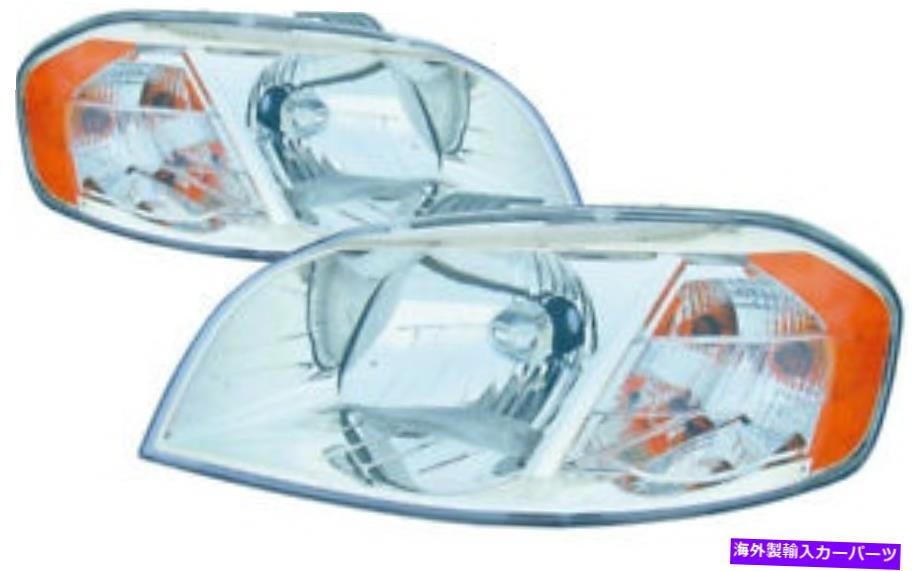 USヘッドライト 2007年2008 2009 2011 Chevrolet Aveo Sedanヘッドライトペアセット For 2007 2008 2009 2010 2011 Chevrolet Aveo Sedan Headlights Pair Set【並行輸入品】