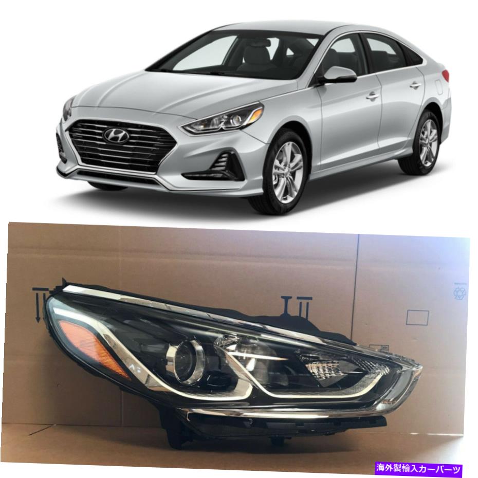 USヘッドライト 2018年2019年代代のSonata右乗客92102C2500のためのヘッドライトの交換 Headlight Replacement for 2018 2019 Hyundai Sonata Right Passenger 92102C2500【並行輸入品】