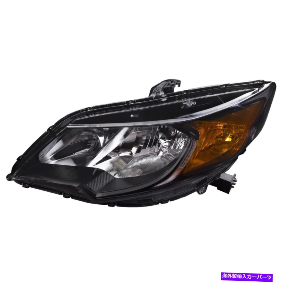 USヘッドライト ヘッドライトハロゲンブラックハウジング2ドアクーペ左利き2014-2015ホンダシビック Headlight Halogen Black Housing 2Door Coupe Left Fits 2014-2015 Honda Civic【並行輸入品】｜Us Custom Parts Shop USDM