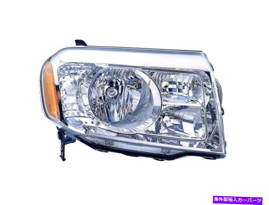 USヘッドライト Honda Pilot 09-11 HeadlightランプLigh RH For Honda Pilot 09-11 Headlight Lamp With Bulb Right Rh【並行輸入品】