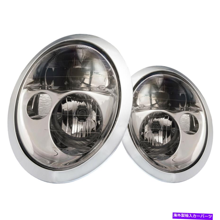 USヘッドライト ヘッドライトハロゲンセットクロムパフォーマンスレンズフィット02-2004ミニクーパー Headlight Halogen Set Chrome with Performance Lens Fits 02-2004 Mini Cooper【並行輸入品】 42,262円