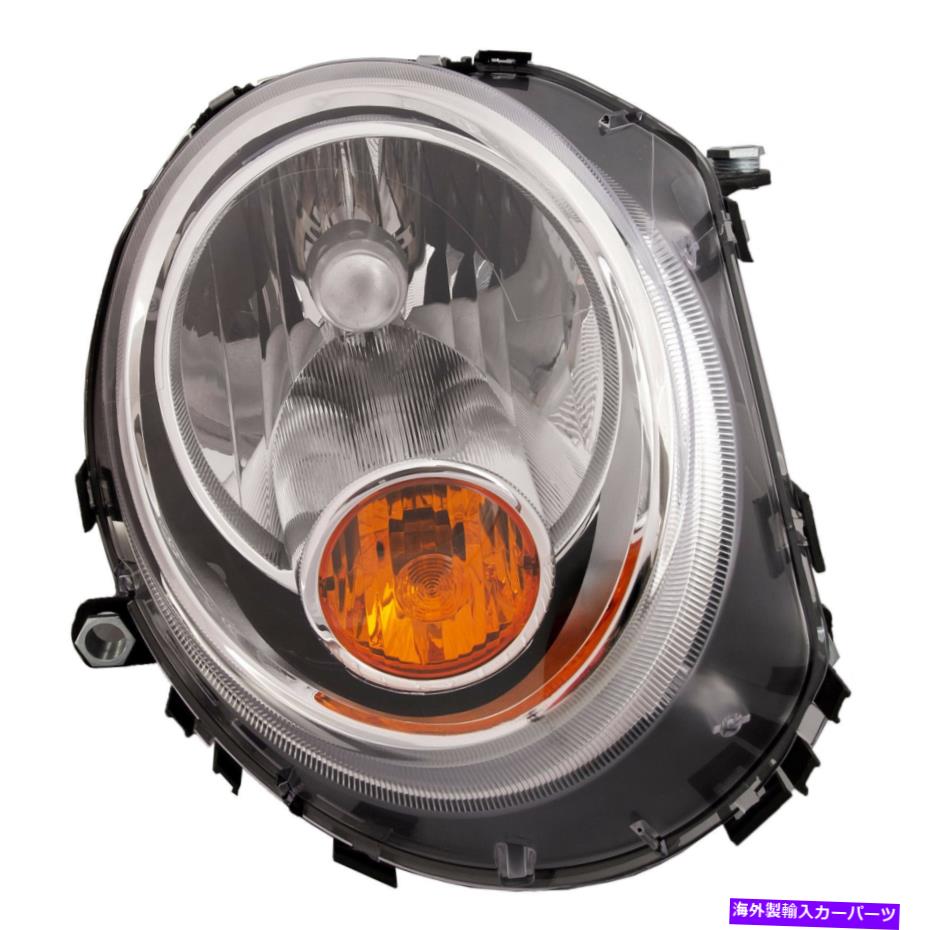 USヘッドライト ヘッドライトハロゲン旅客右W /イエローNSFフィット2007-2013ミニクーパーS Headlight Halogen Passenger Right w/Yellow NSF Fits 2007-2013 Mini Cooper S【並行輸入品】