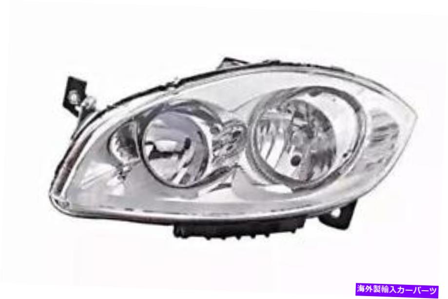 USヘッドライト Motor RHが付いているFiat Linea 2007 - 電気クロムヘッドライトフロントランプ Fiat Linea 2007- Electric Chrome Headlight Front Lamp With Motor RIGHT RH【並行輸入品】