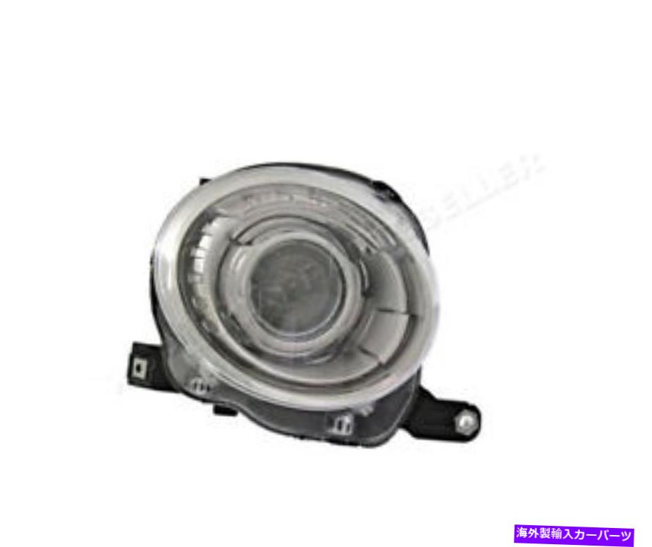 USヘッドライト Fiat 500（312）SAEのヘッドライト権利（アメリカ合衆国タイプ）07-15 Headlight Right For FIAT 500 (312) SAE (USA TYPE) 07-15【並行輸入品】