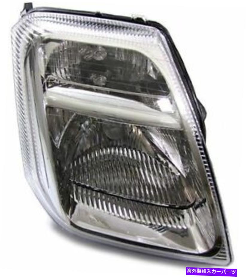 USヘッドライト シトロエンC2 03-08のためのクリアクロームH4正面ヘッドライトフロントライト clear chrome H4 front right side headlight front light for Citroen C2 03-08【並行輸入品】