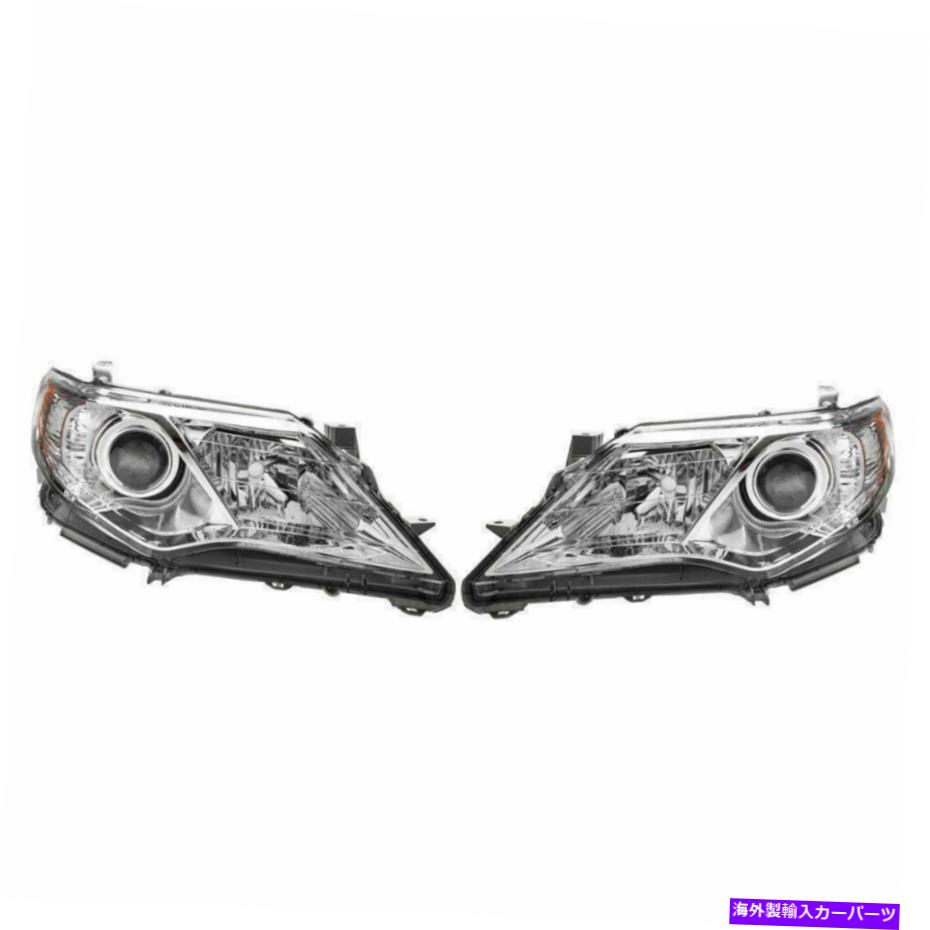 USヘッドライト （2）OEコンポジット直接交換ヘッドライト2012-2014トヨタカムリ set of (2) OE Composite Direct Replacement Headlights for 2012-2014 Toyota Camry【並行輸入品】