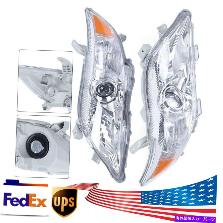 USヘッドライト 2010-2011トヨタカムリーセダンヘッドライトヘッドランプの交換左+右 Fit For 2010-2011 Toyota Camry Sedan Headlights Headlamps Replacement Left+Right【並行輸入品】