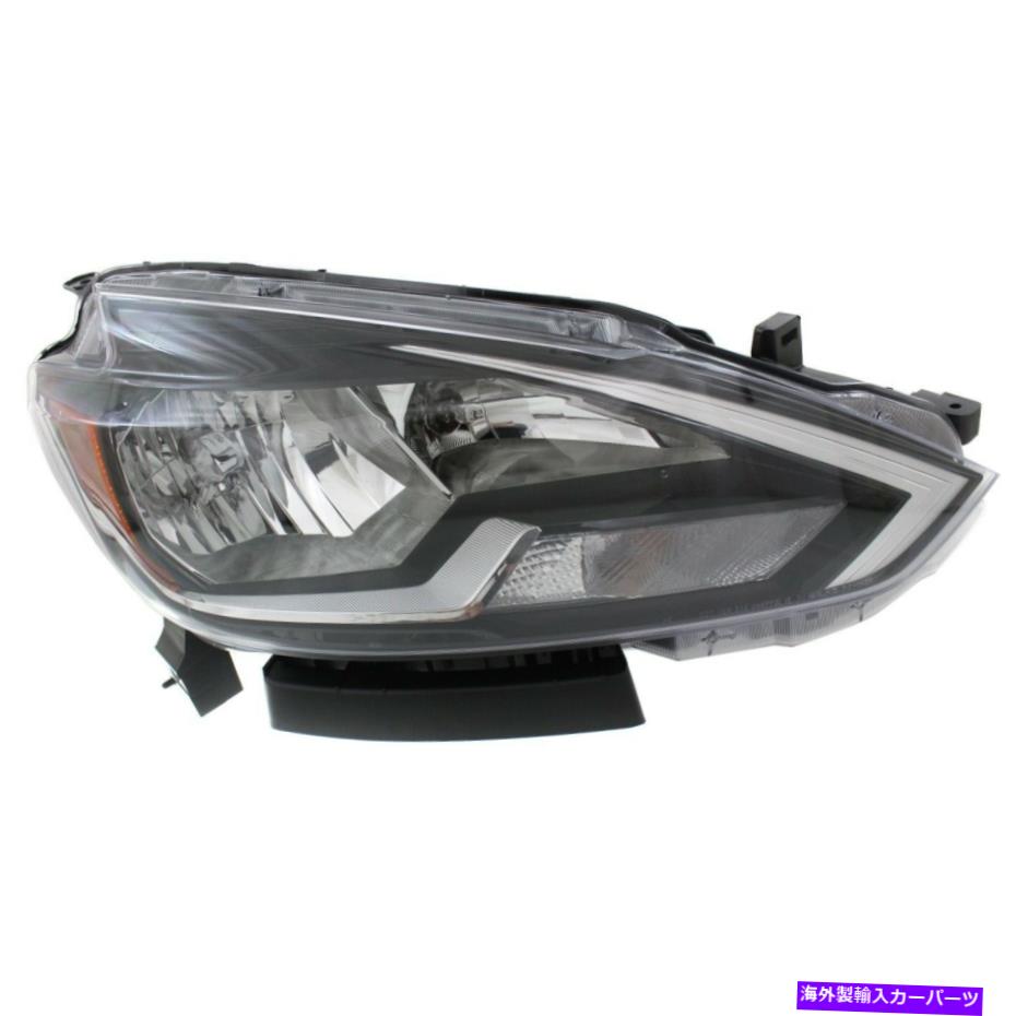 USヘッドライト 2016年2017年2017年のカーパハロゲンヘッドライト助手席側SV + S SV CAPA Halogen Headlight Passenger Side For 2016 2017 2018 Nissan Sentra S FE+S SV【並行輸入品】