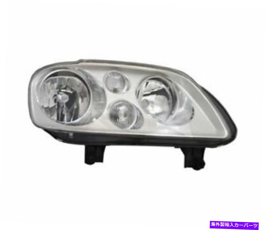 USヘッドライト VW Touran VW CADDY 3 2008 VP736P Chrome LHDの右ヘッドライト Right Headlight for VW Touran VW Caddy 3 2004-2006 2007 2008 VP736P Chrome LHD【並行輸入品】