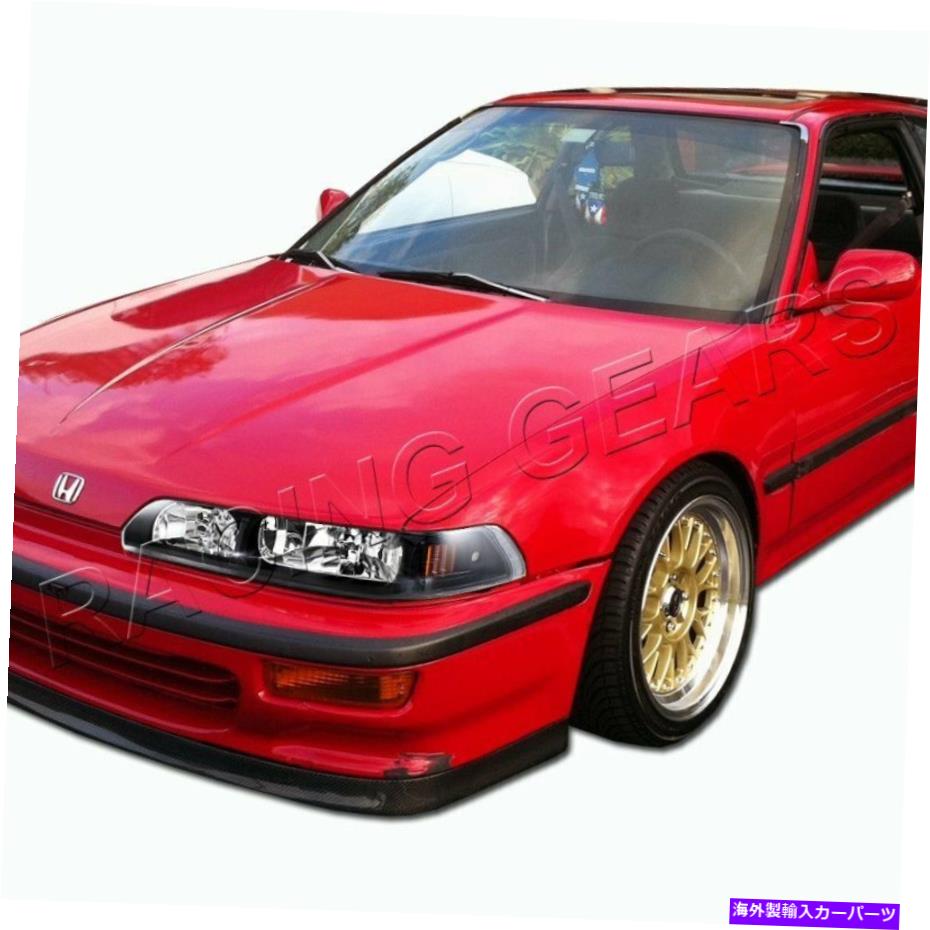 USヘッドライト 90-93 intectra black琥珀反射板1ピースヘッドライト+コーナー信号ランプ FOR 90-93 INTEGRA BLACK AMBER REFLECTOR 1-PIECE HEADLIGHTS+CORNER SIGNAL LAMPS【並行輸入品】