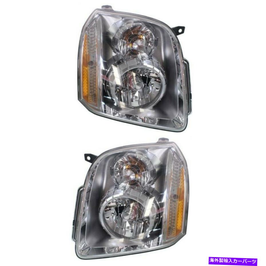 USヘッドライト 2007-2014 GMC Yukon Denali XL1500 2500ヘッドライトヘッドランプ左+右07-14 2007-2014 GMC Yukon Denali XL1500 2500 Headlights Headlamps Left+Right 07-14【並行輸入品】