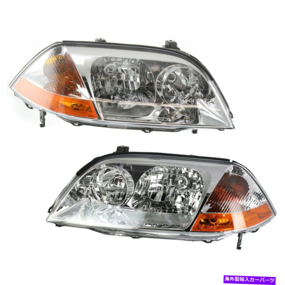 USヘッドライト ヘッドライトセット2001年2002 2003 Acura MDXツーリングモデル左右2ピース Headlight Set For 2001 2002 2003 Acura MDX Touring Model Left and Right 2Pc【並行輸入品】