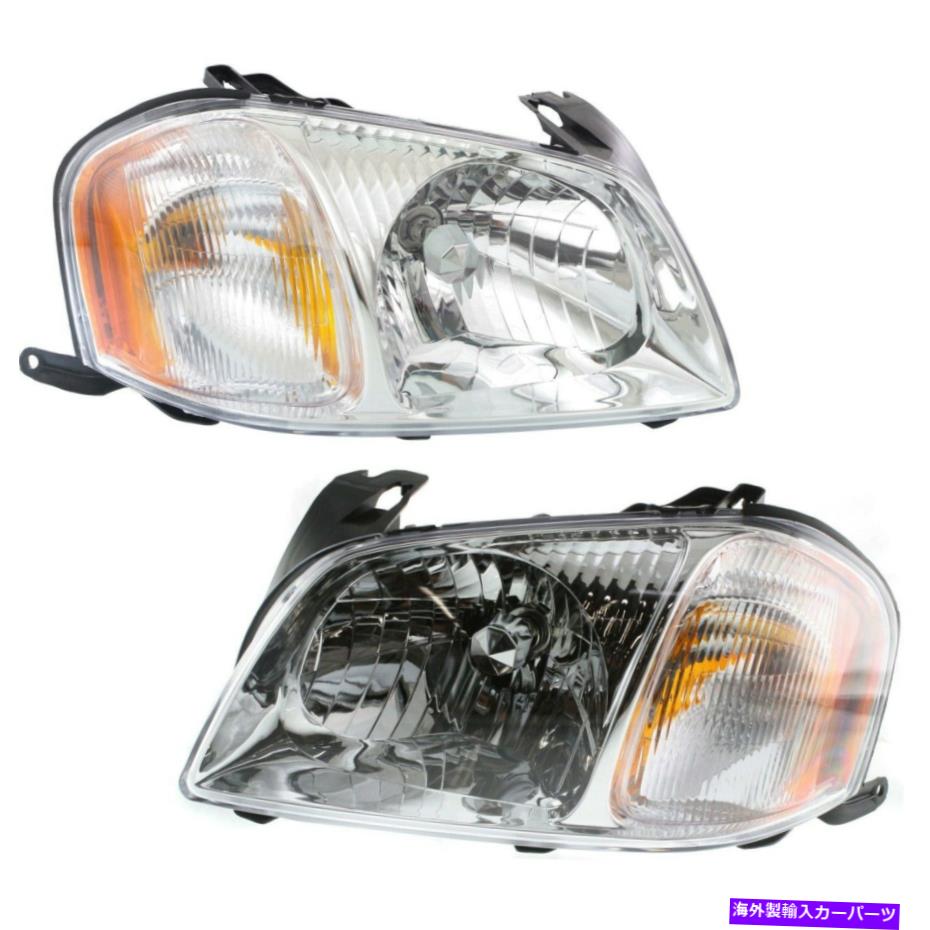 USヘッドライト Headlight 2001-2004 Mazda Tribute球根2pcで左右にセット Headlight Set For 2001-2004 Mazda Tribute Left and Right With Bulb 2Pc【並行輸入品】 42,262円