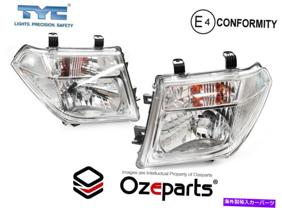 USヘッドライト 日産ナバラD40 UTE 05 / 2005~06 / 2007のためのセット/ペアLH + RHヘッドライトランプ Set / Pair LH+RH Head Light Lamp For Nissan Navara D40 Ute 05/2005~06/2007【並行輸入品】