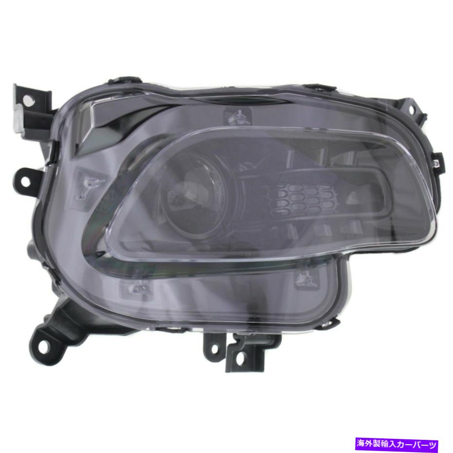 USヘッドライト 2014-2017 Jeep Cherokee右黒トリム球 Headlight For 2014-2017 Jeep Cherokee Right Black Trim With Bulb【並行輸入品】