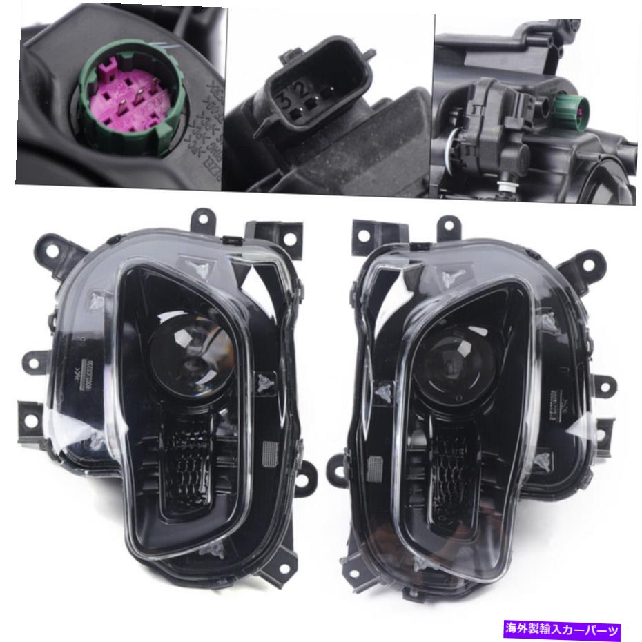 USヘッドライト 2014-2018ジープチェロキーのための前面左の運転手ハロゲンヘッドランプ Front Left Driver Side Halogen Headlights Headlamps For 2014-2018 Jeep Cherokee【並行輸入品】