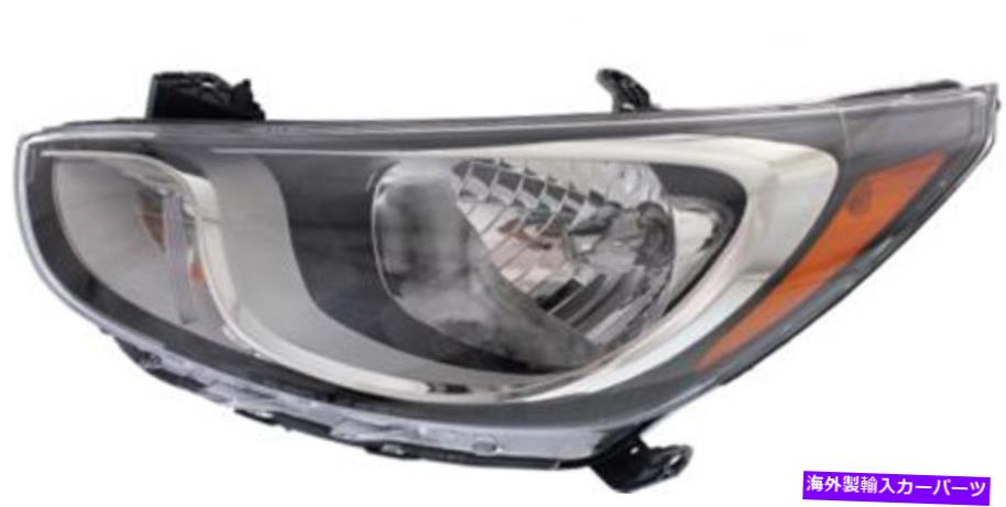 USヘッドライト 2012-2014ヒュンダイアクセントのための左運転側のヘッドライトヘッドランプ Left Driver Side Headlight Head Lamp for 2012-2014 Hyundai Accent【並行輸入品】