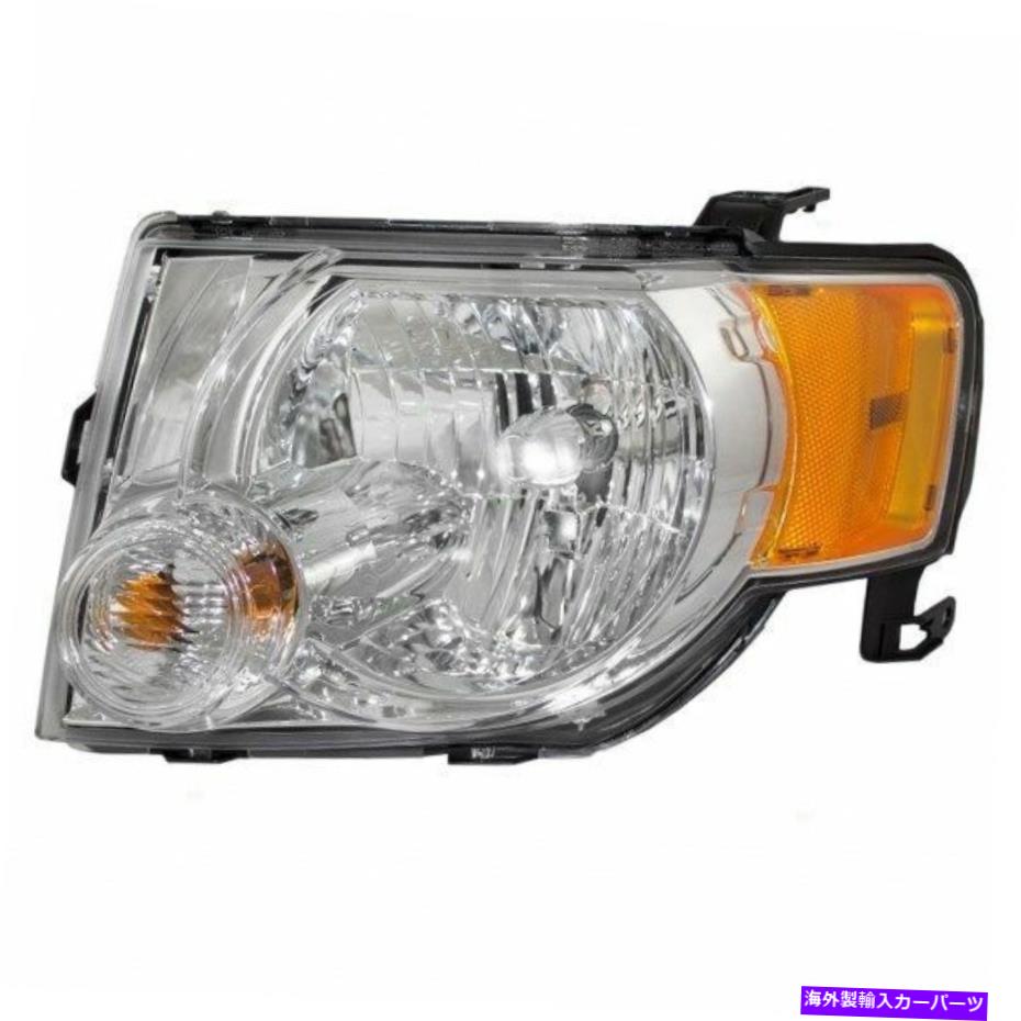USヘッドライト ドライバー左ヘッドライトクリアバックグラウンドフィット08-12エスケープ377376 Driver Left Headlight Clear Background Fits 08-12 ESCAPE 377376【並行輸入品】