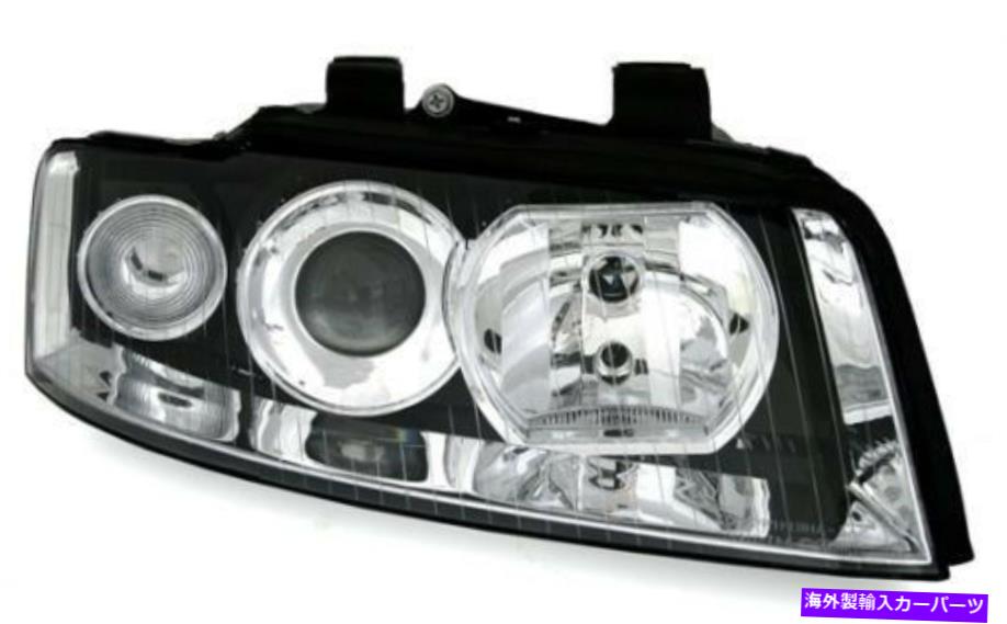 USヘッドライト Audi A4 8E B6 BJ 00-04のためのクリアクローム仕上げH7 H7右側ヘッドライト Clear chrome finish H7 H7 right side headlight for AUDI A4 8E B6 BJ 00-04【並行輸入品】
