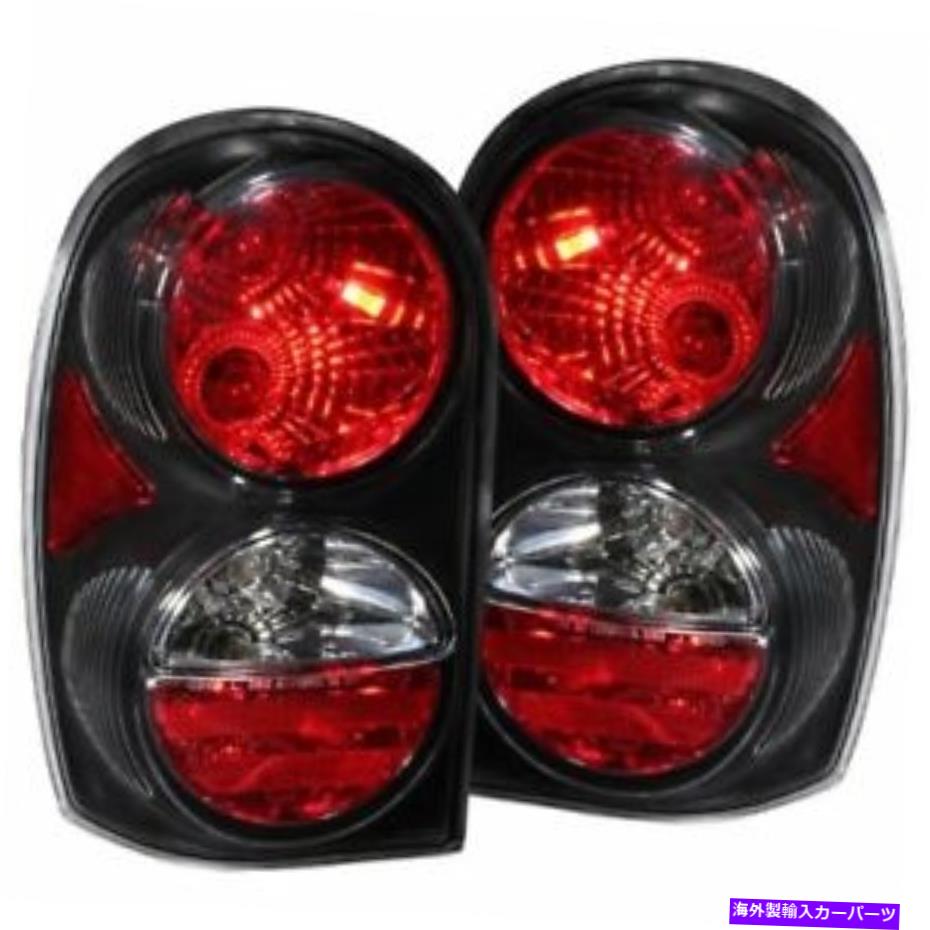 USヘッドライト 02-07ジープリバティテールライトブラックのためのアンゾ（211108） ANZO (211108) for 02-07 Jeep Liberty Taillights Black【並行輸入品】 42,262円