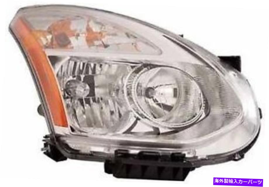 USヘッドライト 2009-2010日産ローグのための新しい右/助手席側ハロゲンヘッドライトアセンブリ New Right/Passenger Side Halogen Headlight Assembly FOR 2009-2010 Nissan Rogue【並行輸入品】