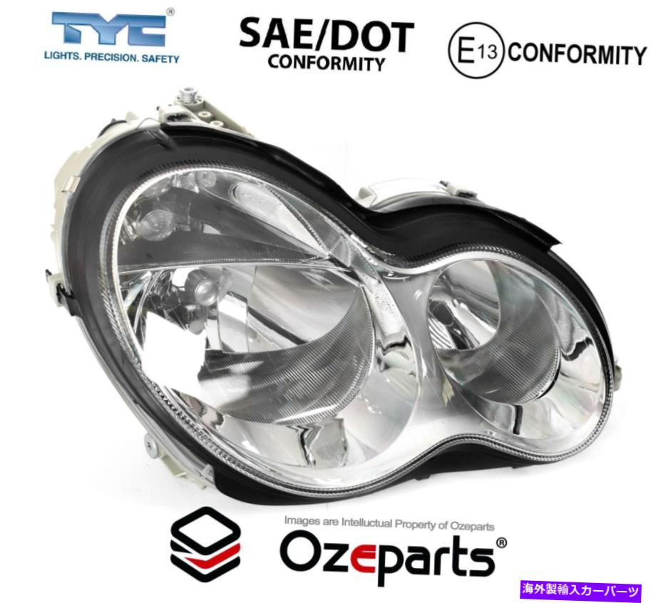 USヘッドライト Rh RHS右ヘッドライトランプ用メルセデスベンツCクラスW203セダンワゴン04~07 RH RHS Right Head Light Lamp For Mercedes Benz C Class W203 Sedan Wagon 04~07【並行輸入品】