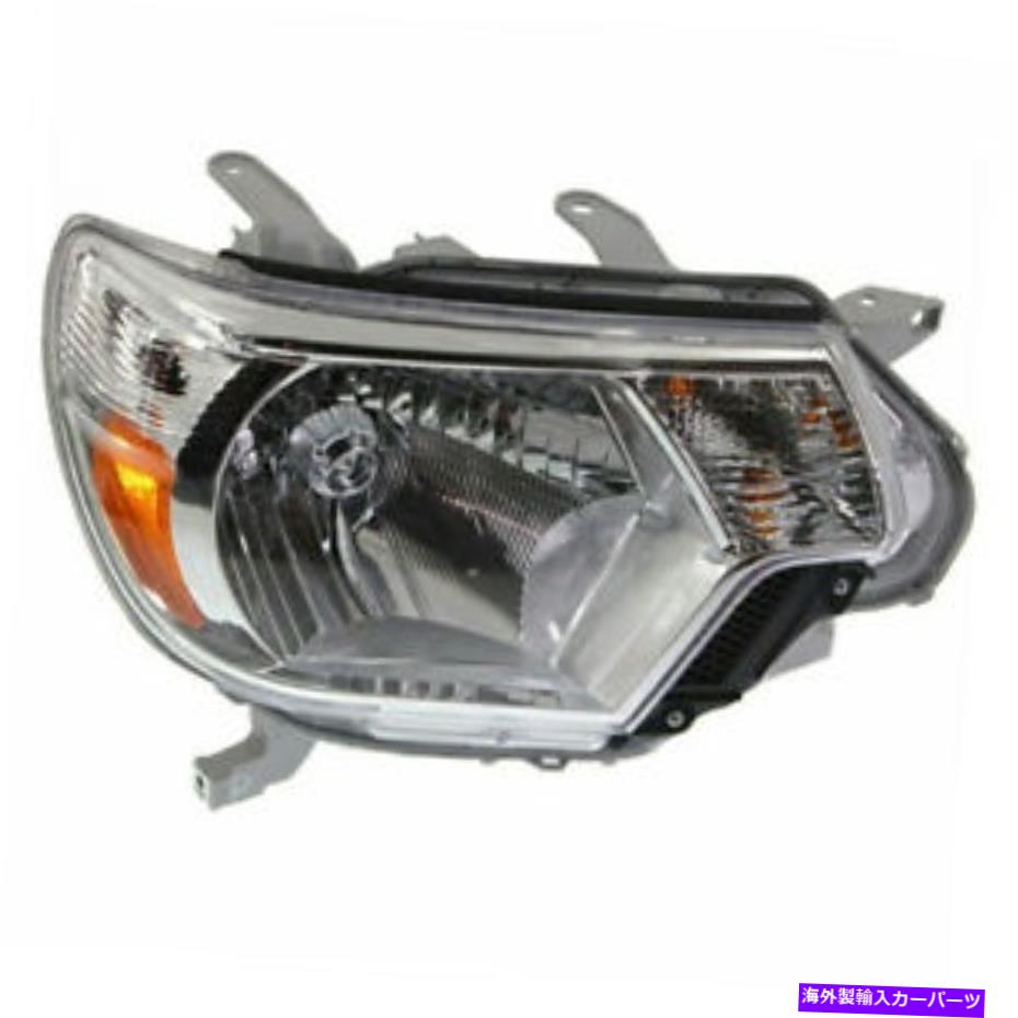 USヘッドライト 12-15タコマトラックフロントヘッドライトヘッドランプヘッドランプ+電球右側 CAPA For 12-15 Tacoma Truck Front Headlight Headlamp Head Lamp +Bulb Right Side【並行輸入品】