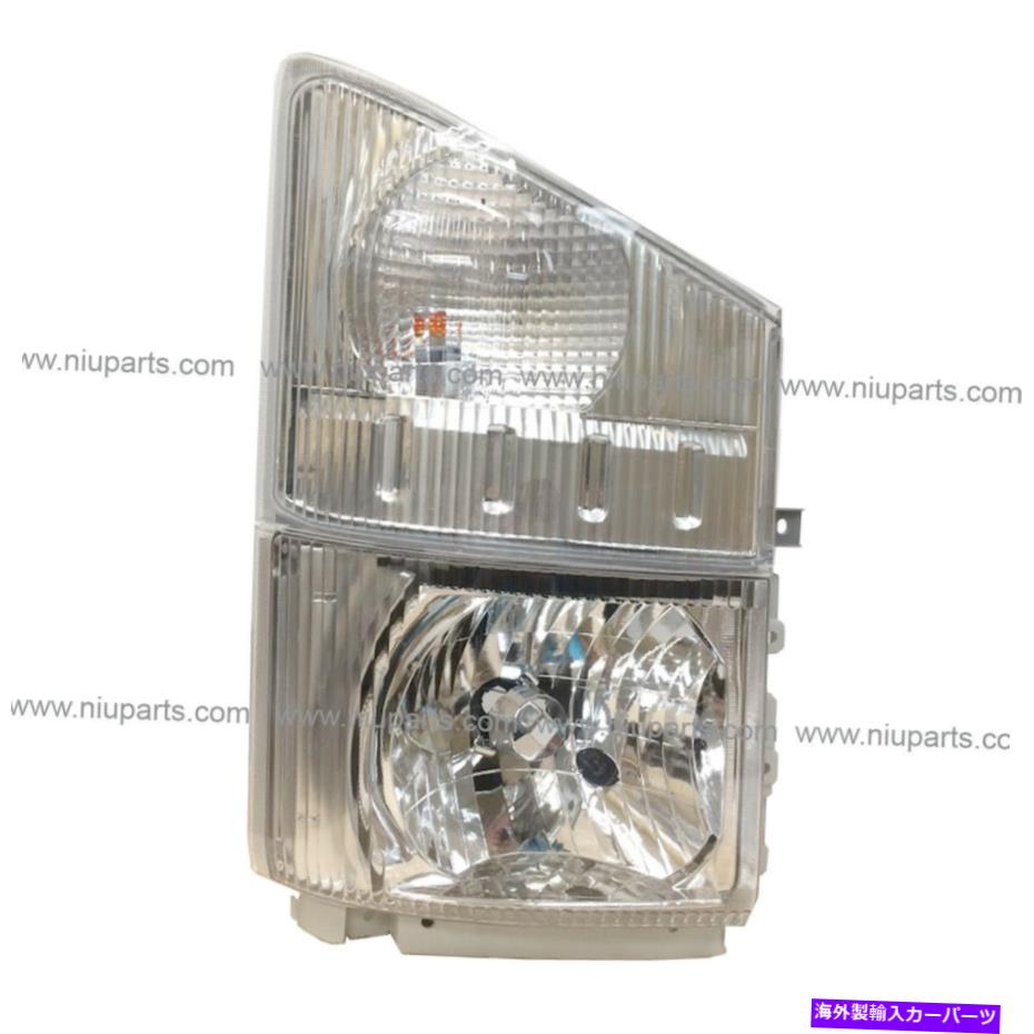 USヘッドライト コーナーランプ付きヘッドライト - RHフィット：08-17 ISUZU NRR NPR、08-10 GMC W4000 W4500 Headlight with Corner Lamp - RH Fit: 08-17 Isuzu NRR NPR, 08-10 GMC W4000 W4500【並行輸入品】