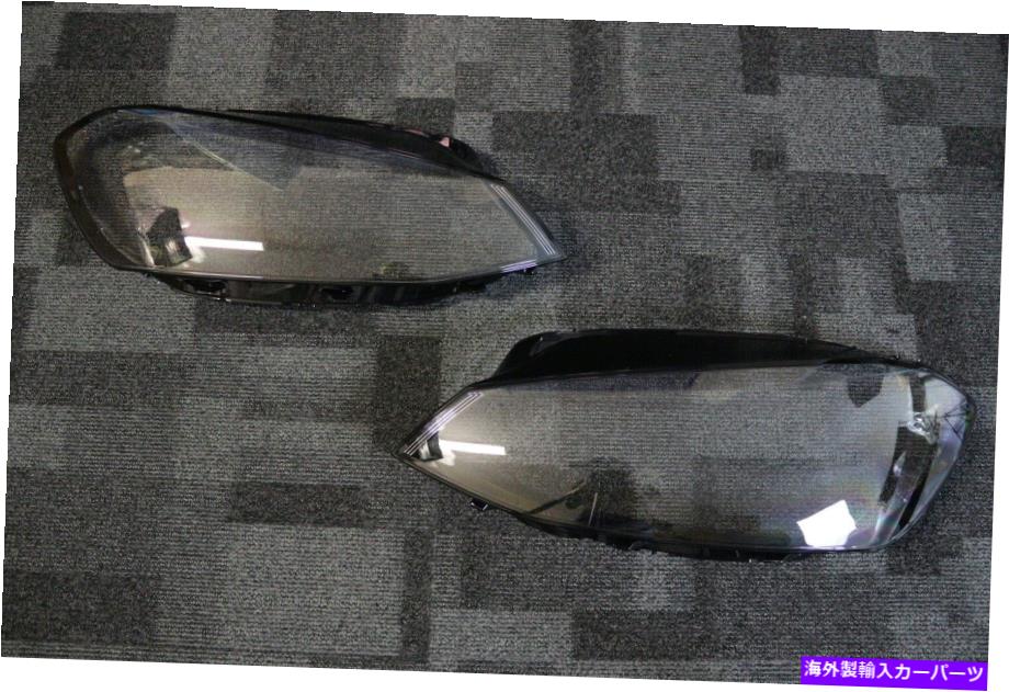 USヘッドライト ヘッドライトヘッドランプレンズプラスチックガラスカバーVWゴルフMK7.5 LCI（17-20）ペア Headlight Headlamp Lens Plastic Glass cover VW Golf Mk7.5 LCI (17-20) PAIR【並行輸入品】