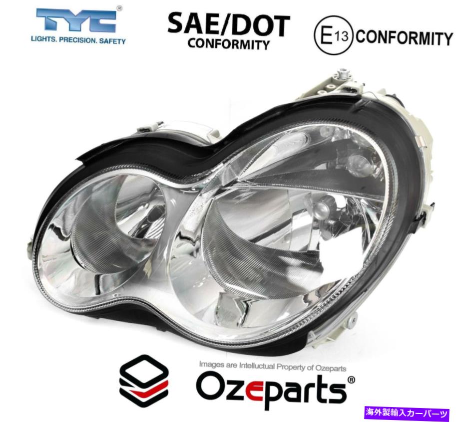 USヘッドライト メルセデスベンツCクラスW203セダンワゴン04~07のためのLH LHS左ヘッドライトランプ LH LHS Left Head Light Lamp For Mercedes Benz C Class W203 Sedan Wagon 04~07【並行輸入品】
