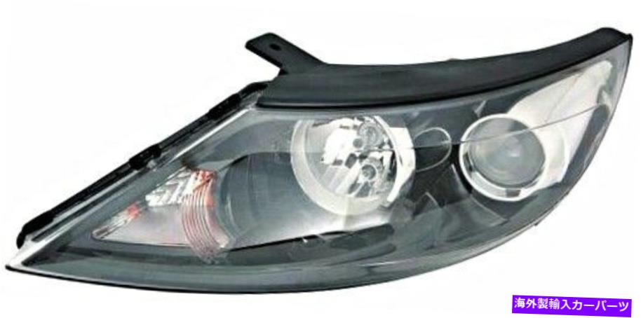 USヘッドライト ブラックヘッドライトフロントランプ右フィットKia Sportage 2010-2013 Black Headlight Front Lamp Right Fits Kia Sportage 2010-2013【並行輸入品】