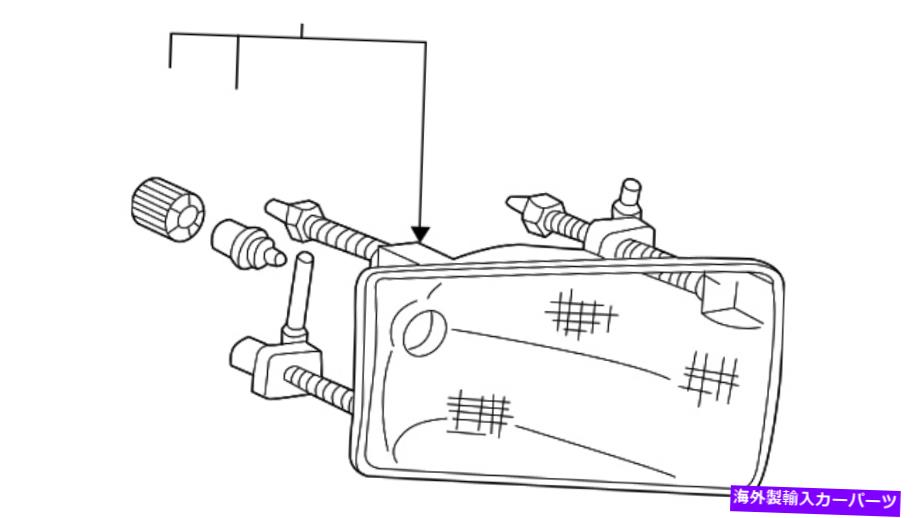 USヘッドライト 純正フォードヘッドランプアセンブリ2C3Z-13008-AB Genuine Ford Headlamp Assembly 2C3Z-13008-AB【並行輸入品】