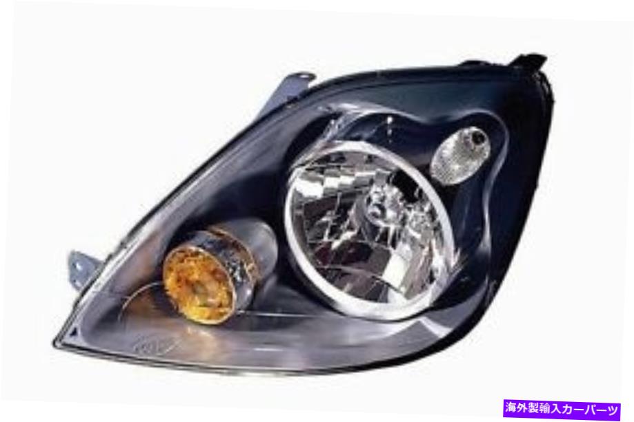 USヘッドライト 黒い透明なガラス左側のヘッドライトH4フロントライトFord fiesta fr 05-08 black clear glass Left side headlight H4 front light for Ford Fiesta fr 05-08【並行輸入品】｜Us Custom Parts Shop USDM