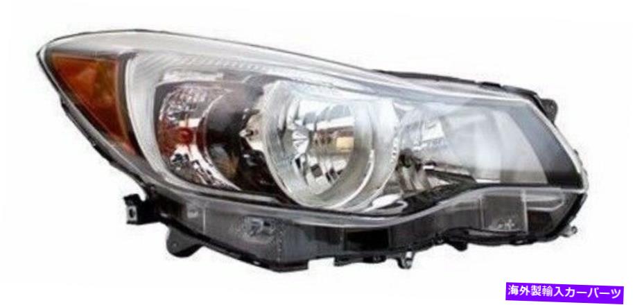USヘッドライト 2015年2016年の新しい助手席側ハロゲンヘッドライトSubaru Imperza New Passenger Side Halogen Headlight FOR 2015 2016 Subaru Impreza【並行輸入品】