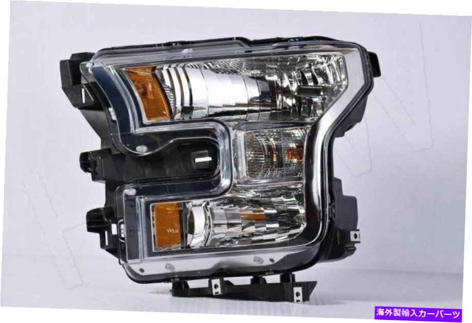 USヘッドライト ドライバーヘッドライトハロゲン明るい背景フィット15-17フォードF150ピックアップ588059 Driver Headlight Halogen Bright Background Fits 15-17 FORD F150 PICKUP 588059【並行輸入品】