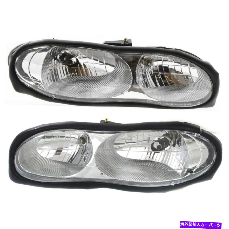 USヘッドライト Headlight 98-2002シボレーカマロのためのシボレーカマロのためのセット球根2pc Headlight Set For 98-2002 Chevrolet Camaro Left and Right With Bulb 2Pc【並行輸入品】