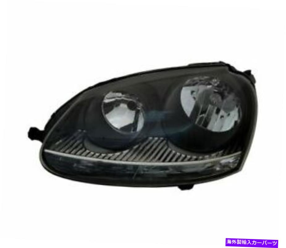 USヘッドライト VWゴルフ5 2003-2009ブラックVP697L左ヘッドライトRHT VW GOLF 5 2003-2009 BLACK VP697L LEFT HEADLIGHT RHT【並行輸入品】