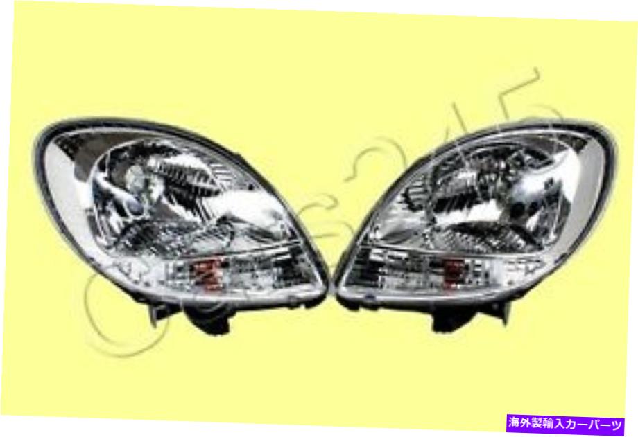 USヘッドライト ヘッドライトランプペアホワイトはルノーカングー2003-2008に合います Headlights Lamps PAIR White Fits RENAULT Kangoo 2003-2008【並行輸入品】