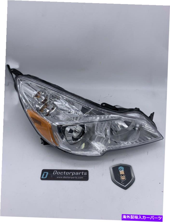 USヘッドライト Subaru Outback 2013-2014モデルのためのTYC右側ハロゲンクロムヘッドライト TYC Right Side Halogen Chrome Headlight for Subaru Outback 2013-2014 Models【並行輸入品】