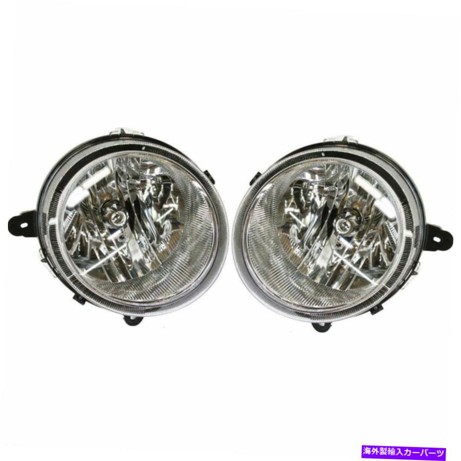 USヘッドライト 2007-2017 Jeep Patriotドライバーと助手席側のための新しいデポヘッドライトセット New Depo Headlight Set For 2007-2017 Jeep Patriot Driver & Passenger Side【並行輸入品】