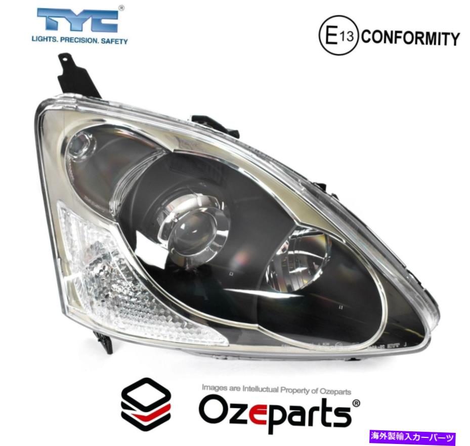 USヘッドライト ホンダシビックEUシリーズ2タイプRハッチ2003~2005用RH右ハンドライトランプ RH Right Hand Head Light Lamp For Honda Civic EU Series 2 Type R Hatch 2003~2005【並行輸入品】