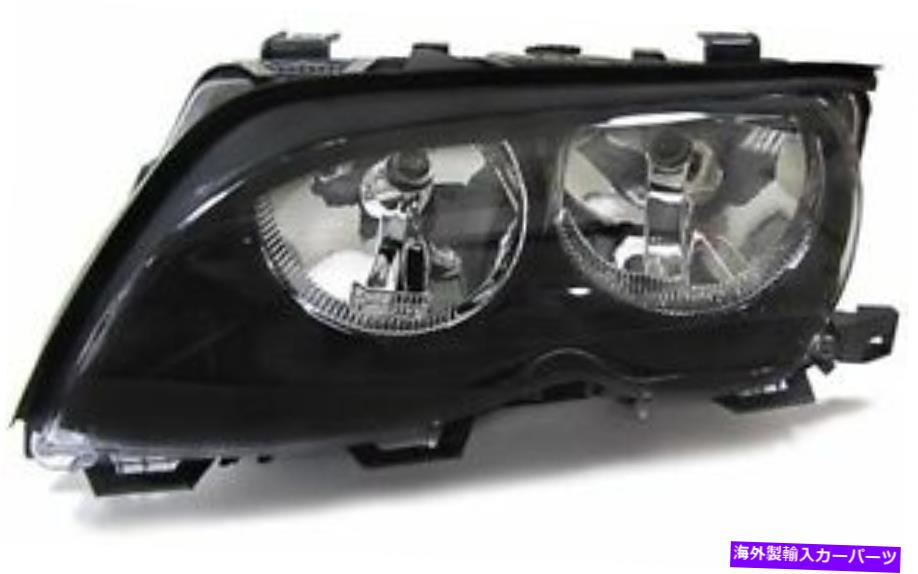 USヘッドライト BMW E46セダンワゴン01-05のための黒クリア左サイドヘッドライトフロントライト Black clear Left side headlight front light for BMW E46 sedan wagon 01-05【並行輸入品】｜Us Custom Parts Shop USDM