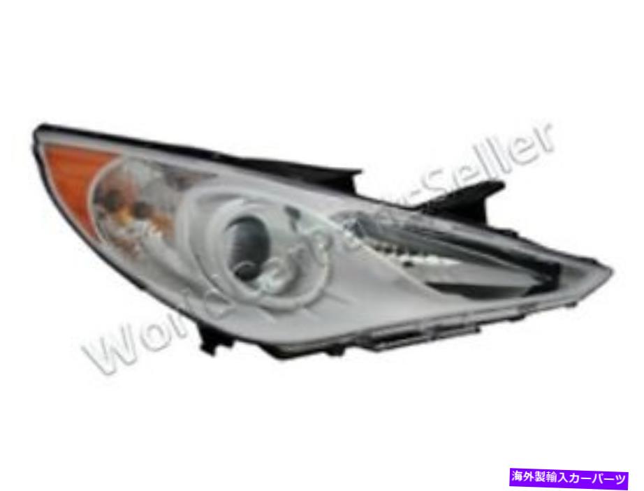 USヘッドライト 手動ヘッドライトフロントランプ右フィットHyundai Sonata Facelift 2012-2014 Manual Headlight Front Lamp Right Fits HYUNDAI Sonata Facelift 2012-2014【並行輸入品】