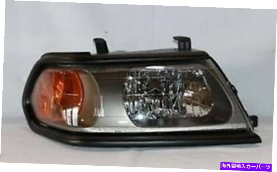 USヘッドライト 2000-2004三菱MONTEROスポーツのための右側のヘッドライトアセンブリ（ブラック） Right Side Headlight Assembly (Black) For 2000-2004 Mitsubishi Montero Sport【並行輸入品】 42,262円