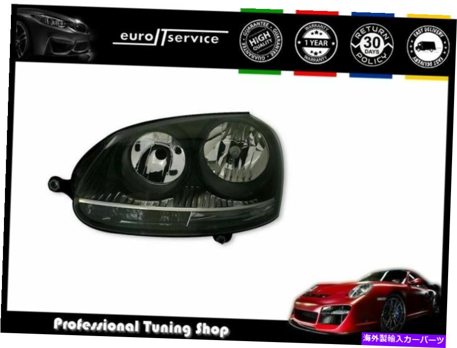 USヘッドライト 左ヘッドライトVWゴルフ5ブラック Left Headlight Vw Golf 5 Black【並行輸入品】